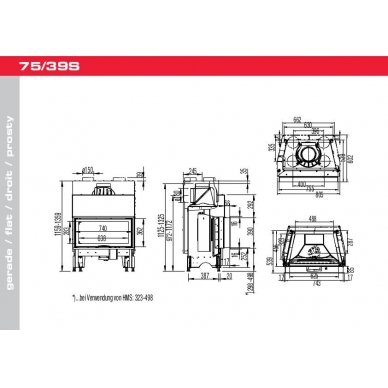 Austroflamm 75/39 S 2.0 Flat 2