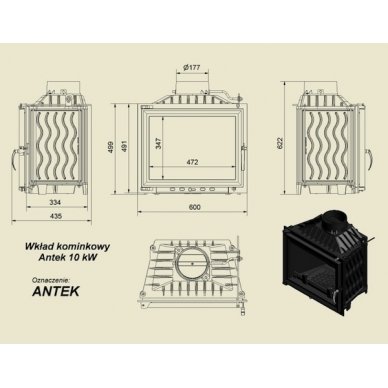 Kratki Antek 10KW 2