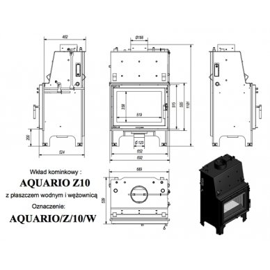 Kratki Aquario Z 10KW PW 4