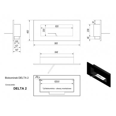 Kratki Delta 2 Qube 3