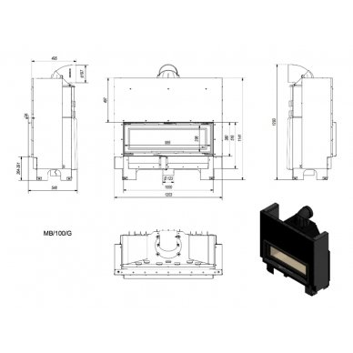 Kratki MB 100 G 14KW 5