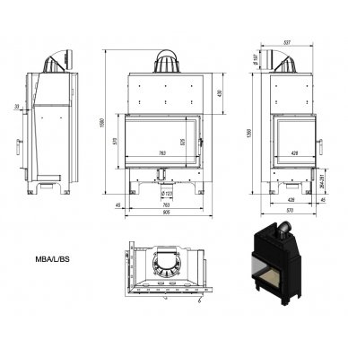 Kratki MBA L/BS 17KW 5