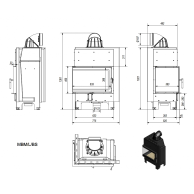 Kratki MBM L/BS 10KW 5