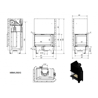 Kratki MBM L/BS/G 10KW 5