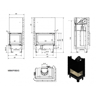 Kratki MBM P/BS/G 10KW 5