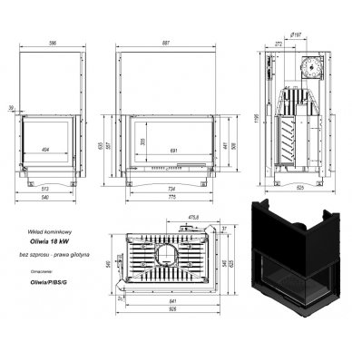 Kratki Oliwia P/BS/G 18KW 4